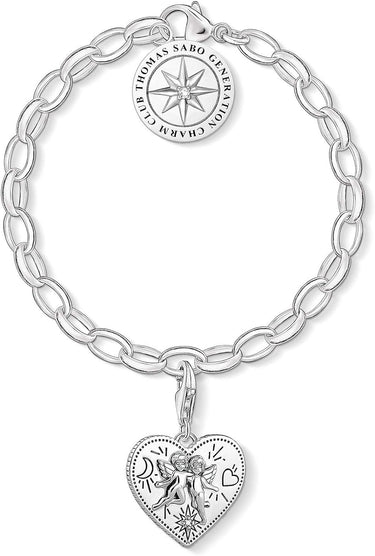 Thomas Sabo Silberarmband mit Anhänger 925er Silber SET0595-643-14